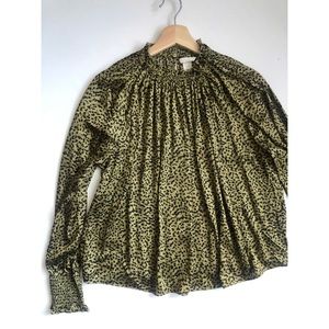 cheetah print blouse NWT ✨